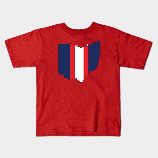 Guardians Baseball Kids T-Shirt by doctorheadly